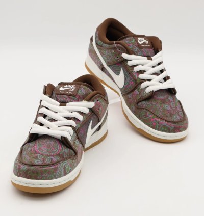 Nike Sb Dunk Low Pro Paisley Brown Pink Cacao Summit White