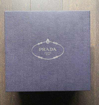 Prada 1650 Black And Silver Nuanced Leather Boot