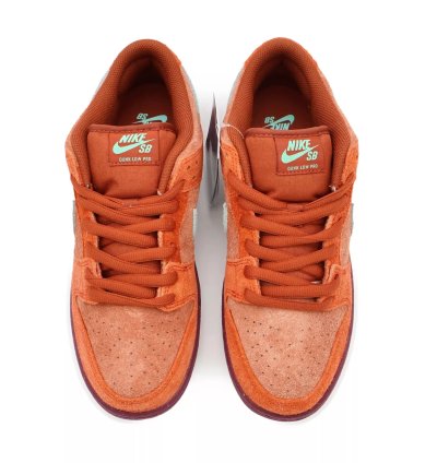 Nike Sb Dunk Low Mystic Red Rosewood Emerald Rise Rugged
