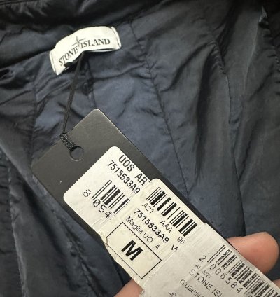 Stone Island Double Layered Knitted Cardigan