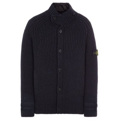 Stone Island Double Layered Knitted Cardigan