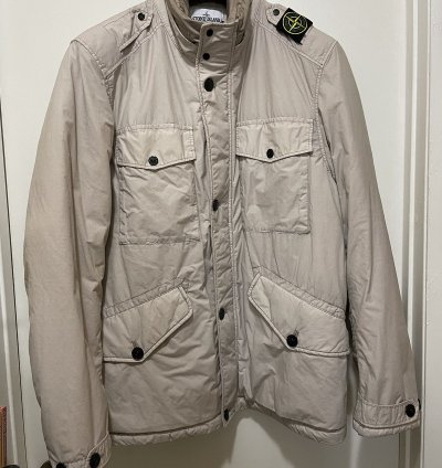 Stone Island Dove Grey Naslan Primaloft Field Jacket