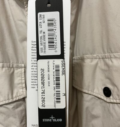 Stone Island Dove Grey Naslan Primaloft Field Jacket