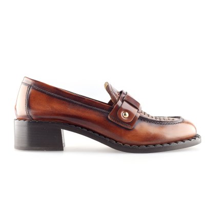 Prada 2020 Ready To Wear Brown Leather Loafers 38 5 Eu