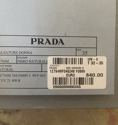 Prada 45mm Leather Logo Clogs