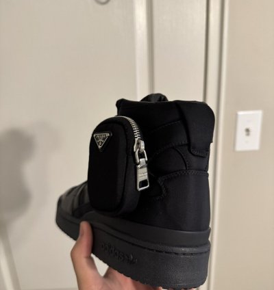 Prada Adidas Black Forum Highs