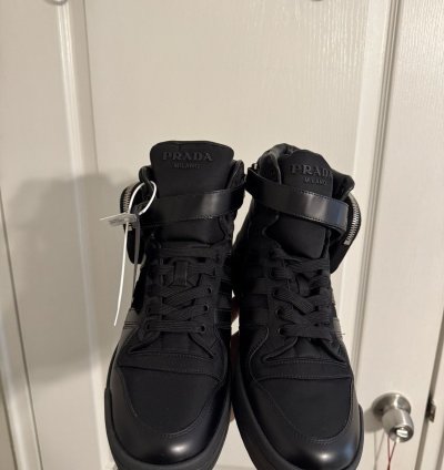 Prada Adidas Black Forum Highs