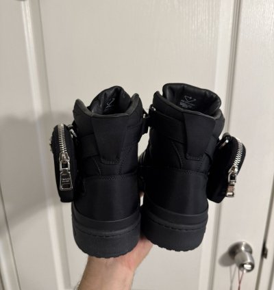 Prada Adidas Black Forum Highs