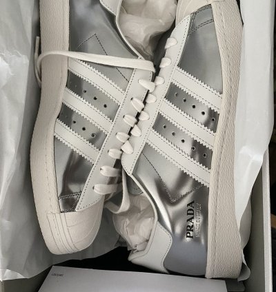 Prada Adidas Limited Edition Superstar Sneakers