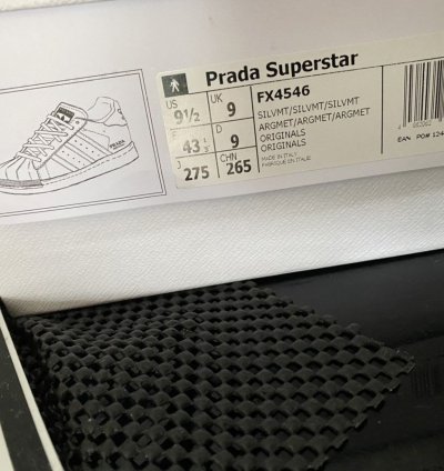 Prada Adidas Limited Edition Superstar Sneakers
