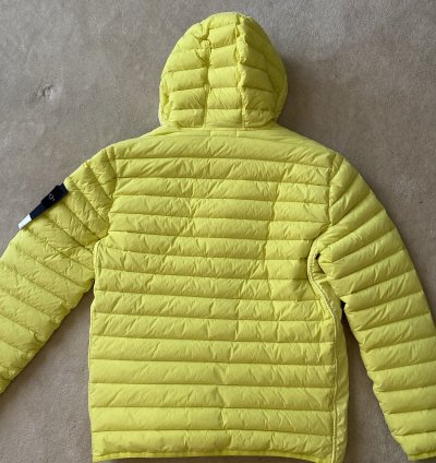 Stone Island Down Jacket With Hood