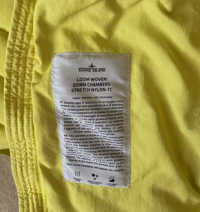 Stone Island Down Jacket With Hood