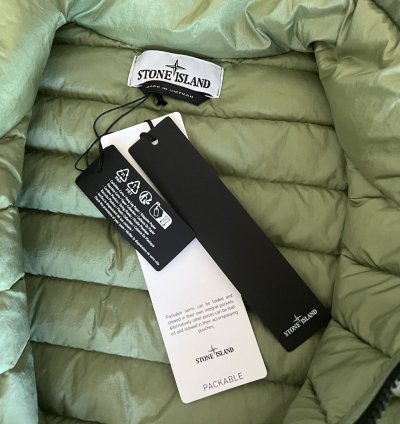 Stone Island Down Puffer Jacket - Sage new