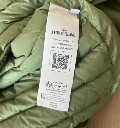 Stone Island Down Puffer Jacket - Sage new