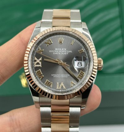 Rolex Datejust 36 126231 Viix Grey Roman Oys