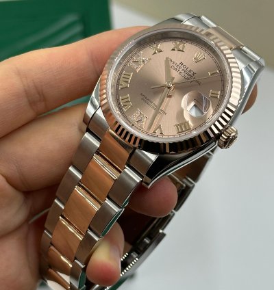 Rolex Datejust 36 126231 Viix Pink Roman Oys