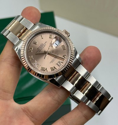 Rolex Datejust 36 126231 Viix Pink Roman Oys