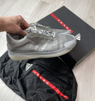 Prada Adidas Luna Rossa Sneakers Gun Metal