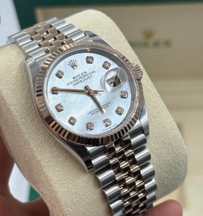 Rolex Datejust 36 126231ng Mother Of Pearl Jubilee