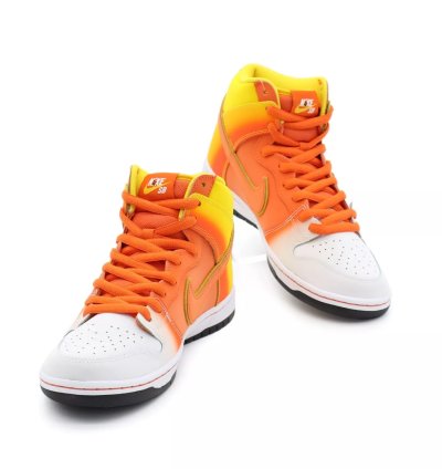 Nike Sb Dunk High Pro Sweet Tooth Candy Corn Amarillo Orange