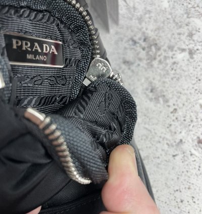 Prada Adidas Re-nylon Forum Low Black Size 13
