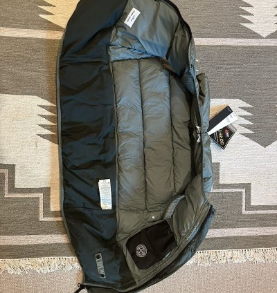 Stone Island Down Vest Military Green Large Nwt