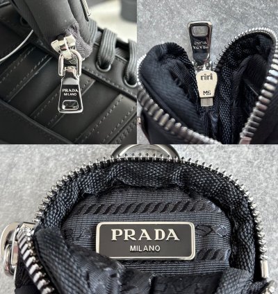 Prada Adidas Re-nylon Forum Low Black Sneakers Us 10 Eu 44