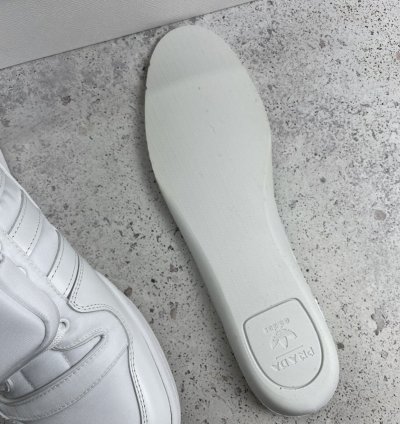 Prada Adidas Re-nylon Forum Low White Sneakers Size 12