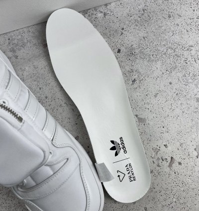 Prada Adidas Re-nylon Forum Low White Sneakers Size 12