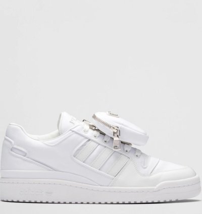 Prada Adidas Re-nylon Forum Low White Sneakers Size 12