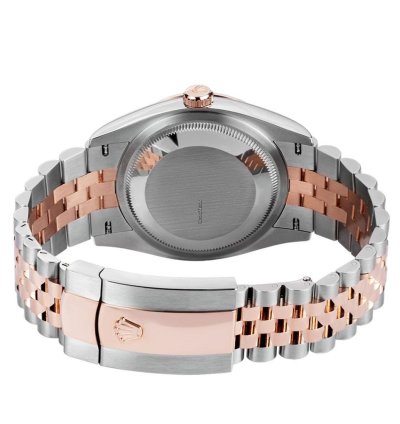 Rolex Datejust 36 126281rbr Steel 18k Rose Gold Chocolate Diamond Dial 36 Mm
