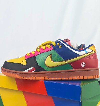 Nike Sb Dunk What The Super Mario