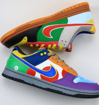 Nike Sb Dunk What The Super Mario