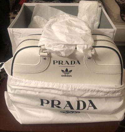 Prada Adidas Superstar And Bowling Bag
