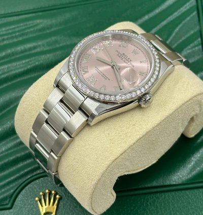 Rolex Datejust 36 126284rbr Pink Roman Oyster