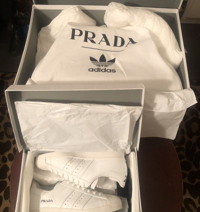 Prada Adidas Superstar And Bowling Bag