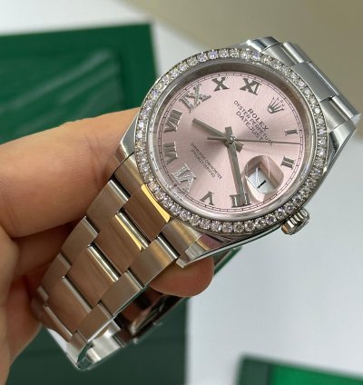 Rolex Datejust 36 126284rbr Pink Roman Oyster