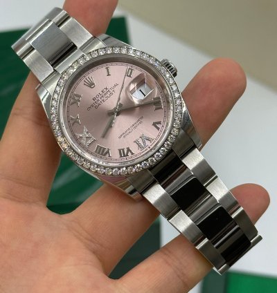 Rolex Datejust 36 126284rbr Pink Roman Oyster