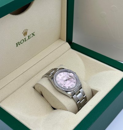 Rolex Datejust 36 126284rbr Pink Roman Oyster