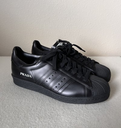 Prada Adidas Superstar In Black