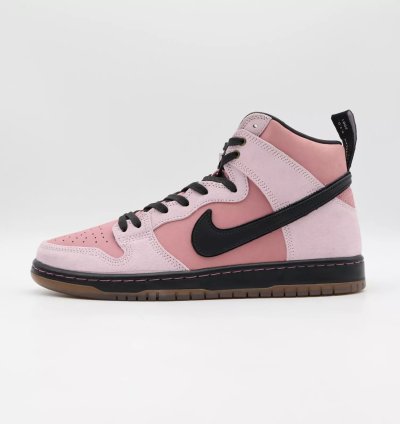 Kcdc Brooklyn Skateshop Nike Sb Dunk High Pink Black Dh7742-600