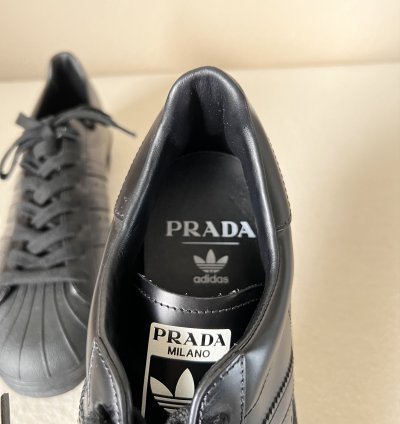 Prada Adidas Superstar In Black