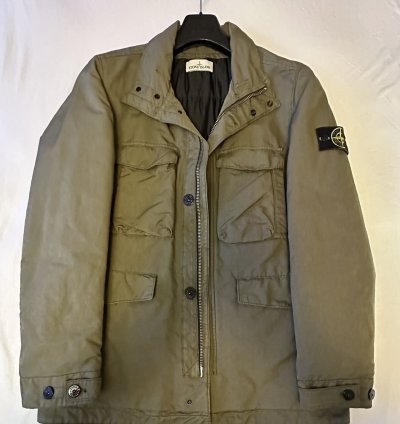 Stone Island Field Jacket With Removable Hood