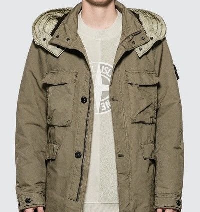 Stone Island Field Jacket With Removable Hood