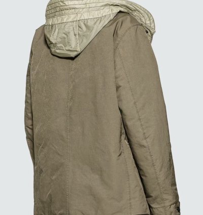 Stone Island Field Jacket With Removable Hood