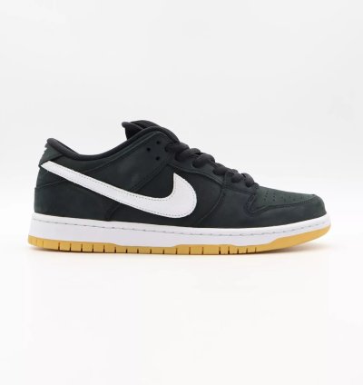 Nike Sb Dunk Low Pro Black White Gum Light Brown Cd2563-006