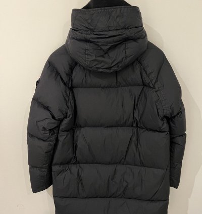 Stone Island Garment Dyed Crinkle Nylon Down Jacket