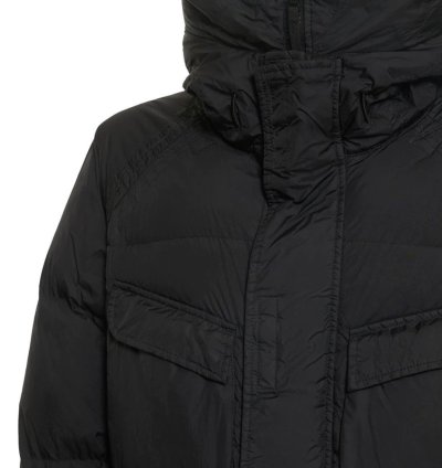 Stone Island Garment Dyed Crinkle Nylon Down Jacket