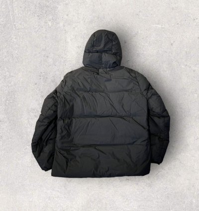 Stone Island Garment Dyed Crinkle Rep Down Jacket Black