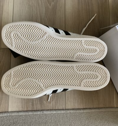 Prada Adidas White Black Superstar Sneakers